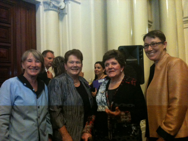 IWDA founders and CEO with Joan Kirner.