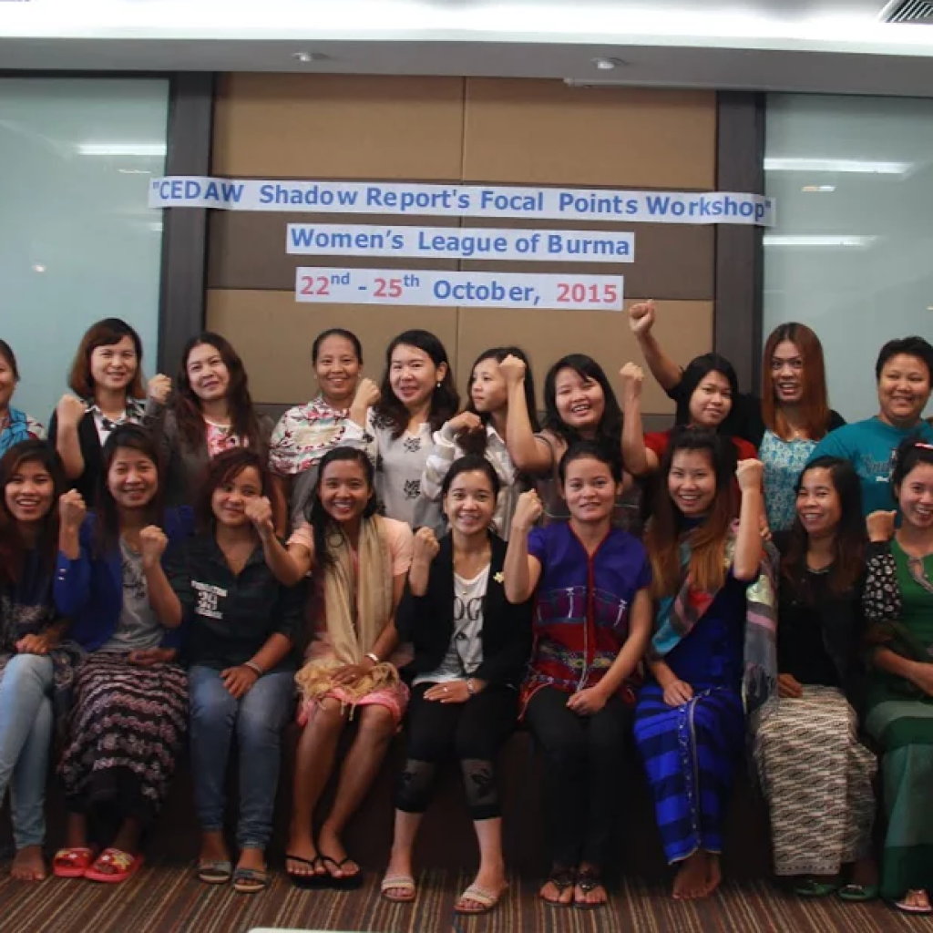 Participants at the CEDAW Shadow Workshop hosted by Women's League of Burma. Photo: Boe Cho