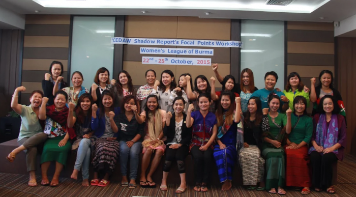 Participants at the CEDAW Shadow Workshop hosted by Women's League of Burma. Photo: Boe Cho