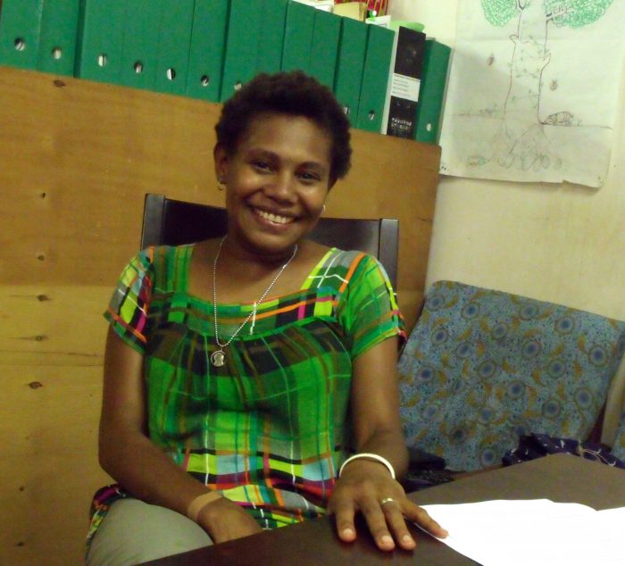 Christha Saghao, Finance Officer at Wide Bay Conservation Association. Photo: Suzanne Fletcher