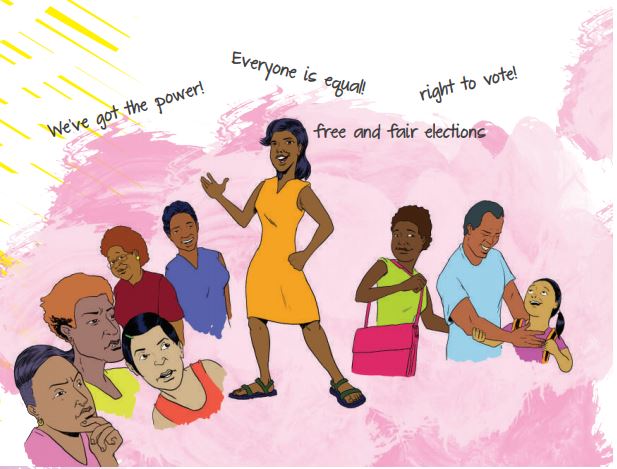 The My Guide to Voting booklets have been distributed by FWRM and DIVA for Equality through the Fiji Young Women’s Forum.