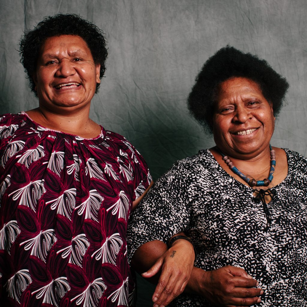 Brenda Samson and Lilly Be'Soer of Voice for Change. Photo: Gemma Carr