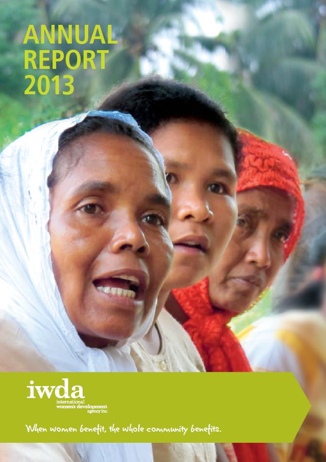 IWDA Annual Report 2013