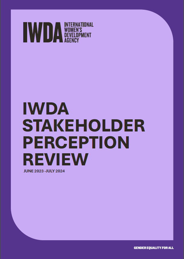 IWDA STAKEHOLDER PERCEPTION REVIEW