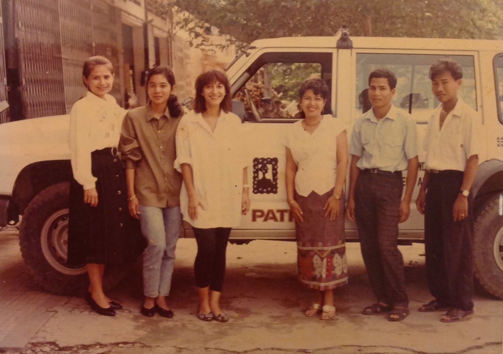 IWDA Cambodia staff in the 1990s