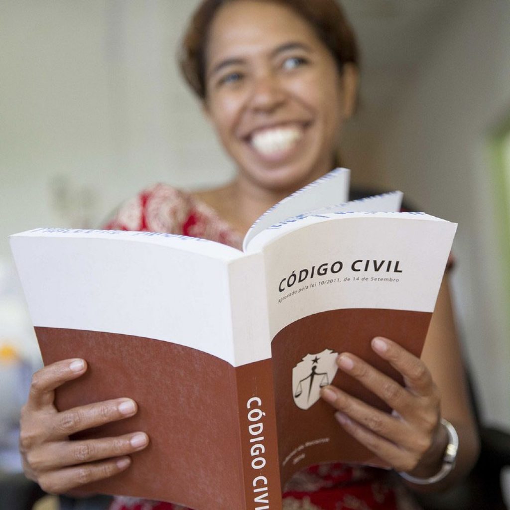 Marcelina, Legal Aid Officer at ALFeLa in Timor-Leste.