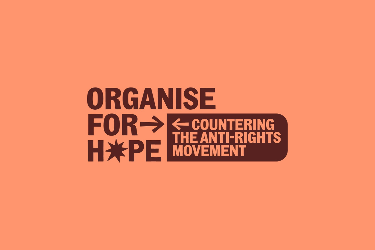 Mobile Banner - Organise for hope Organise for hope countering the anti rights movement - clickable banner