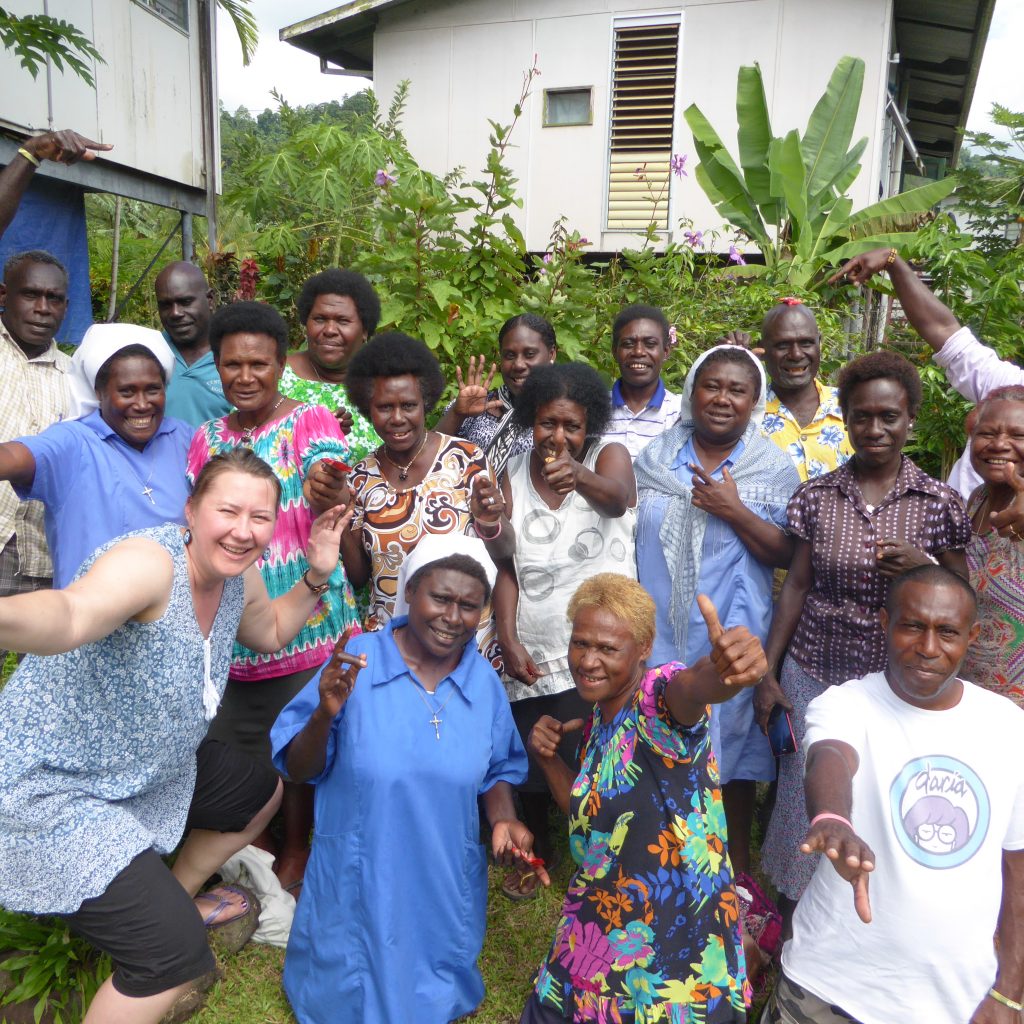 Program Manager, Elena Leddra and Participants from Nazareth Centre for Rehabilitation.