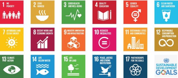 Images of the sustainable development goals.