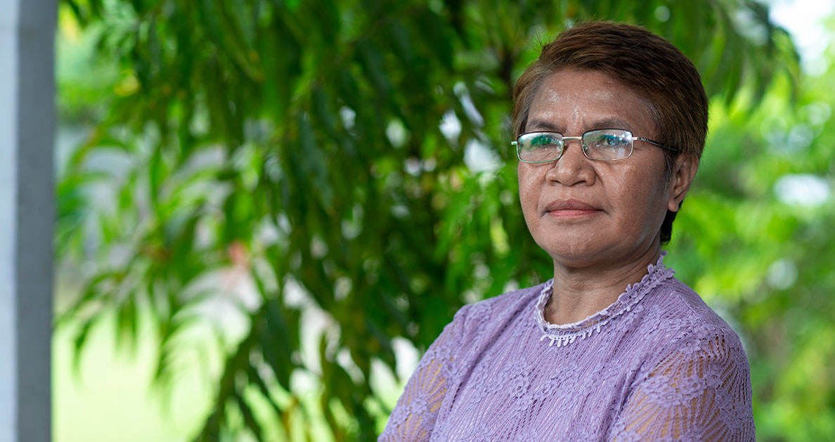 Aida Exposto, director of Rede Feto - Timor-Leste