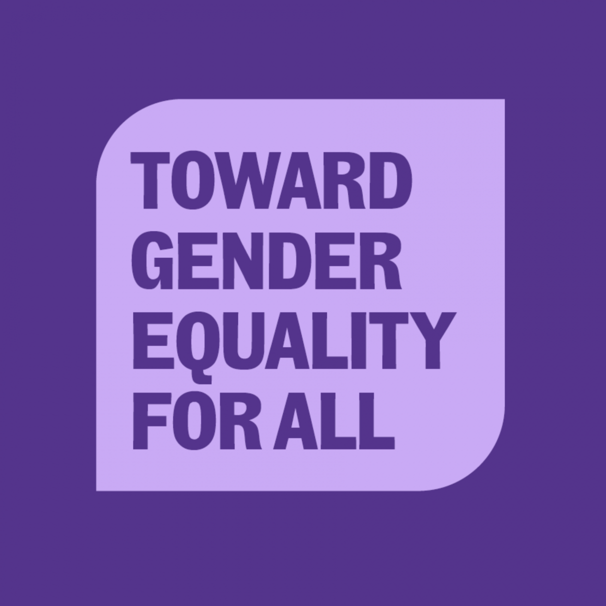 Towards Gender Equality for all