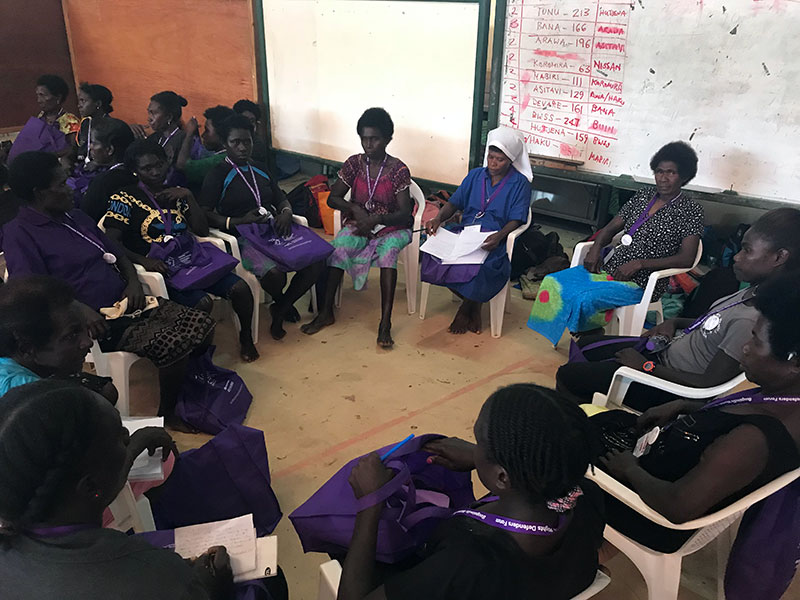 Close to 200 women from across Bougainville participated in the 2018 Bougainville Women Human Rights Defenders (WHRDs) Forum.