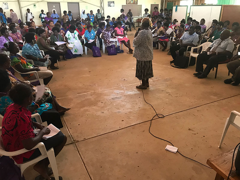 The Bougainville Women Human Rights Defenders Forum enabled participants to build connections, strengthen networks and referral pathways in order to better protect and defend women’s and children’s rights.