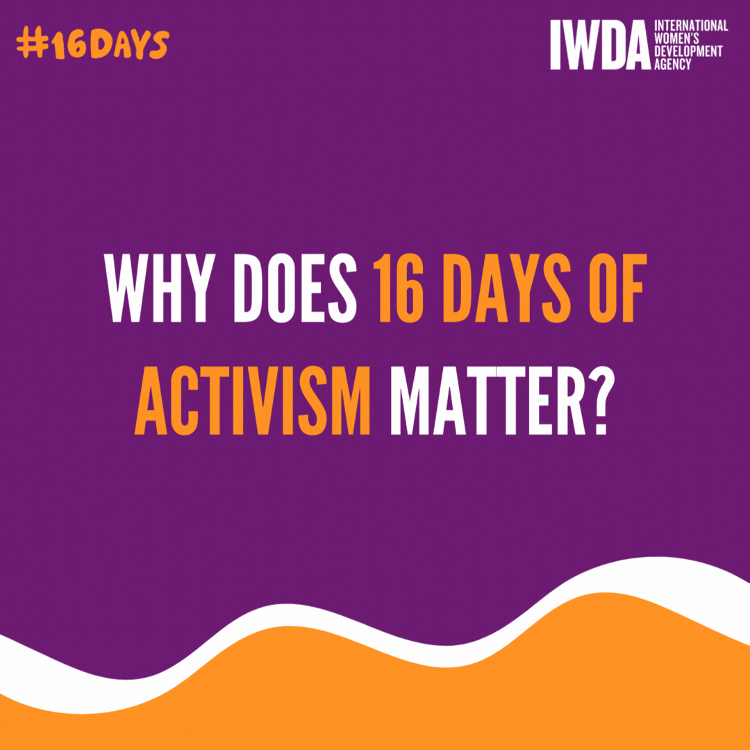 Why does 16 days of activism