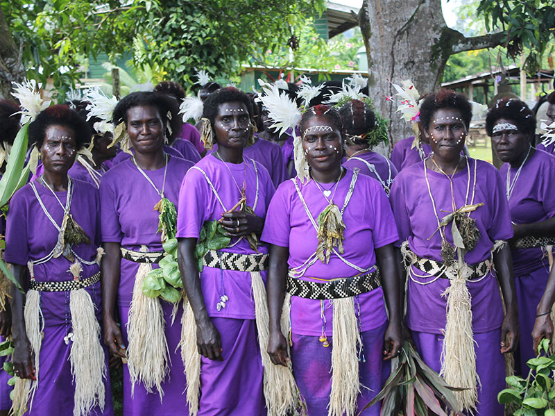 Women leaders gather at the 2018 Bougainville Women Human Rights Defenders Forum