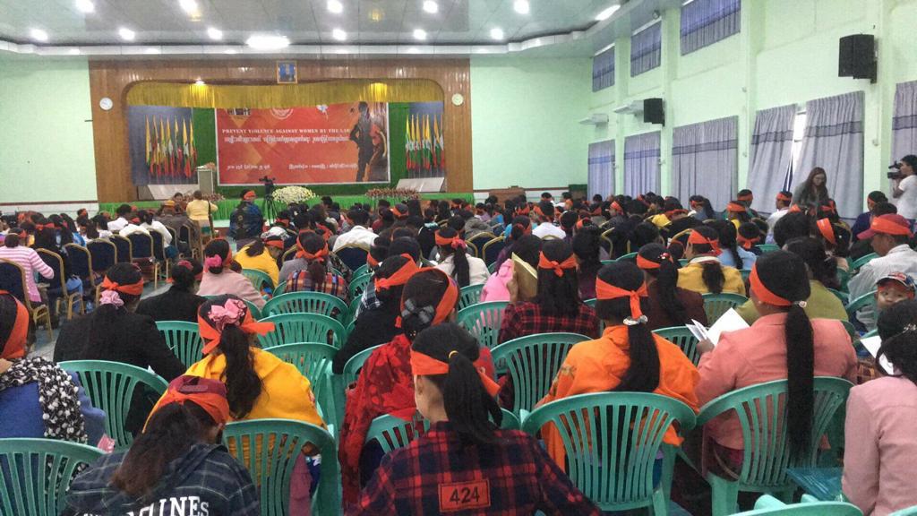 Women’s League of Burma host a 16 Days of Activism event.