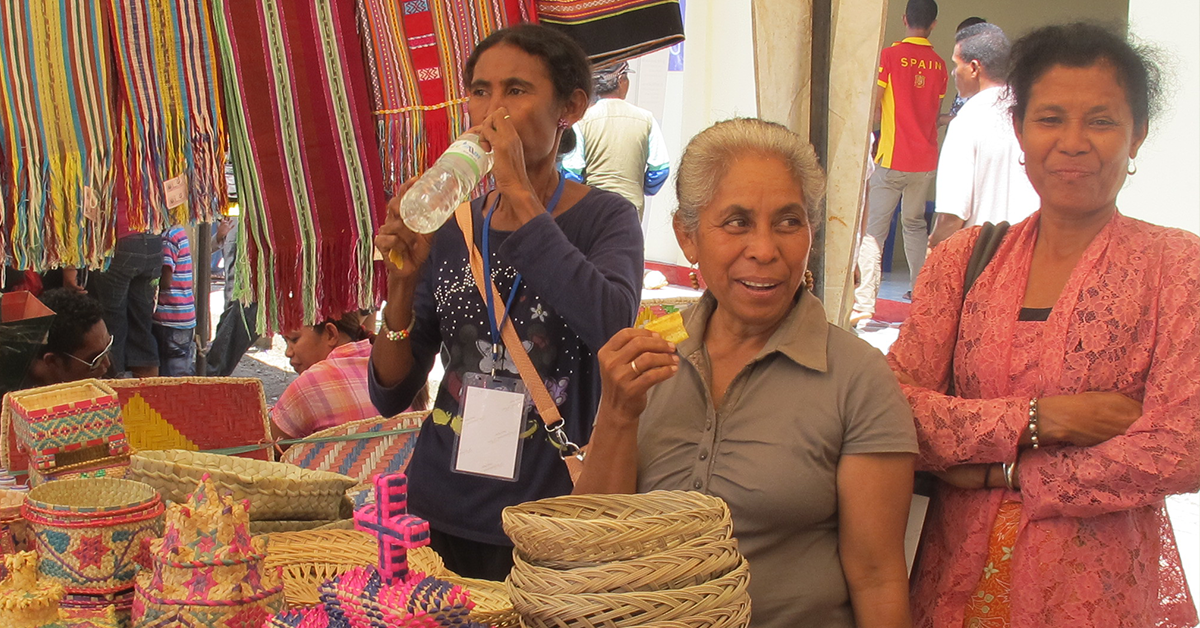 Women of Covalima Community Centre. Photo: Covalima Community Centre