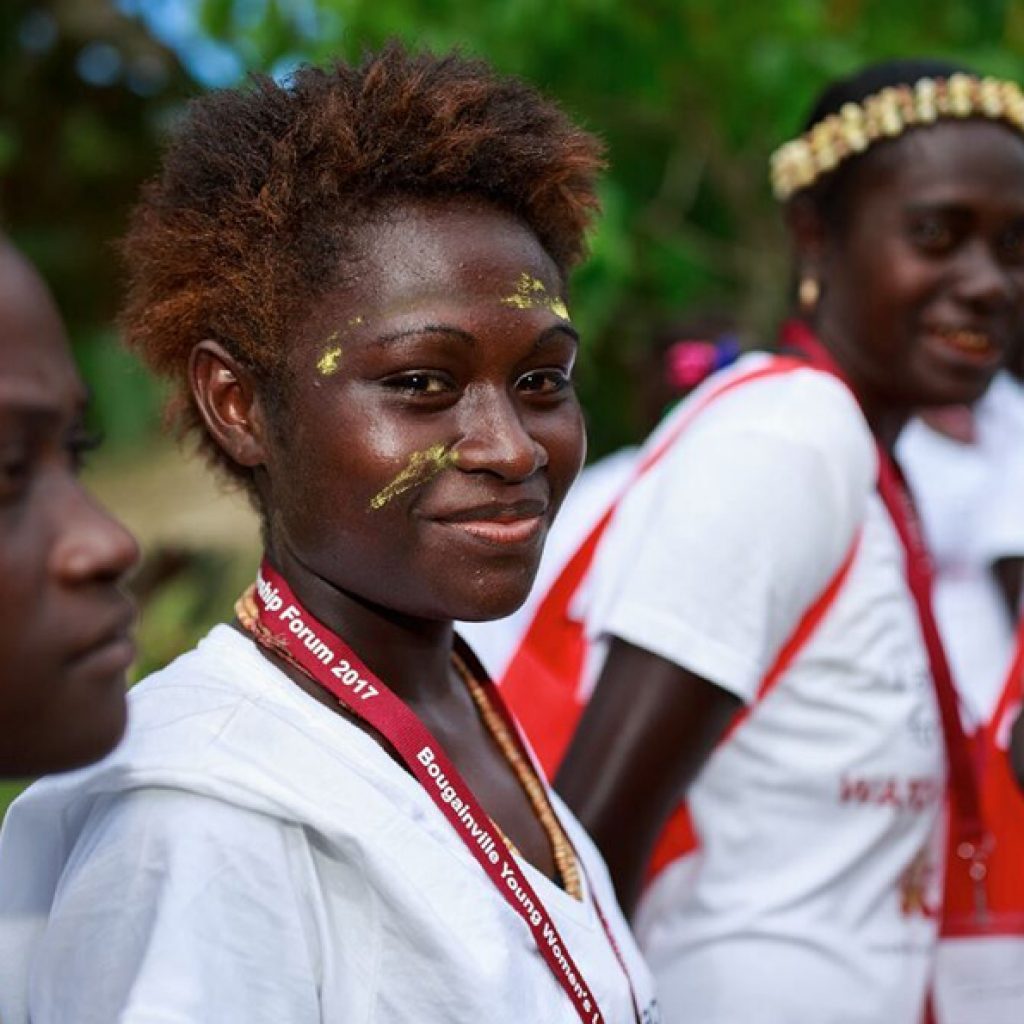 Participants in Bougainville Women's Federation's Young Women's Leadership forum in Bougainville. Photo: Harjono Djoyobisono/IWDA