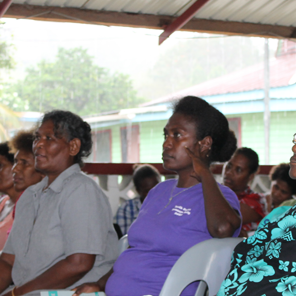 Women participating in the forum. Photo: Bronwyn Tilbury