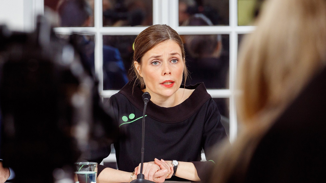 Katrin Jakobsdottir, Prime Minister of Iceland. Photo: Birgir Thor Hardarson/European Pressphoto Agency