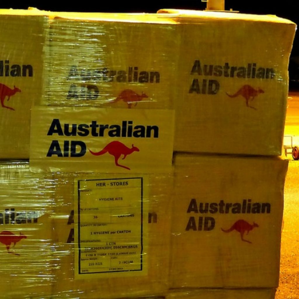 Image of Australian Aid packages