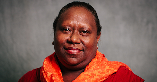 Pionie Boso, Women's Rights Action Movement. Photo: Gemma Carr