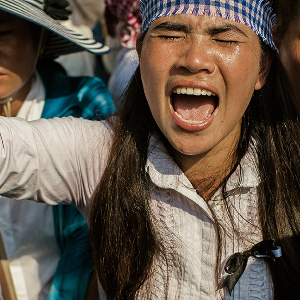 Protest in Cambodia