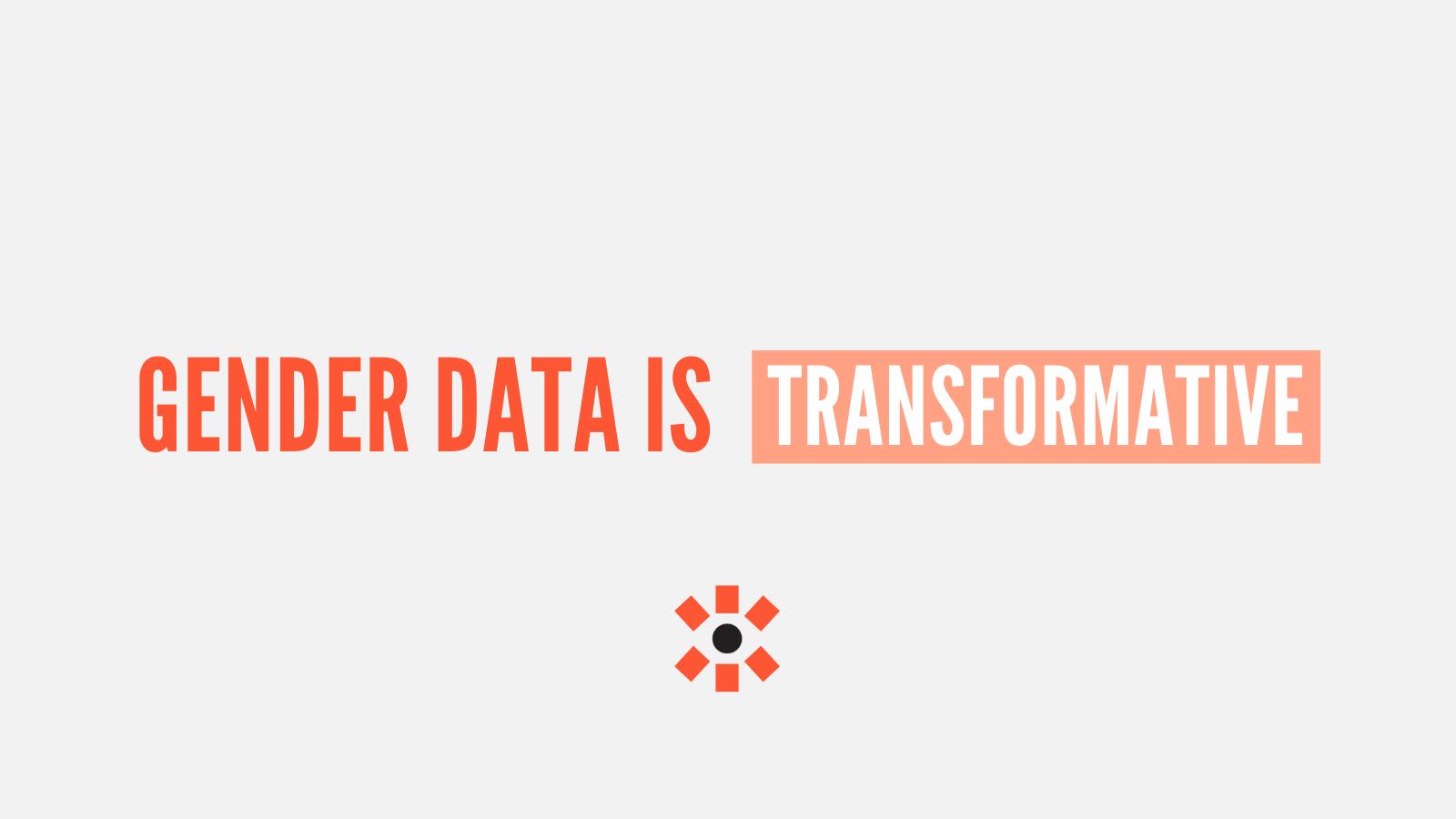 Gender data is transformative. Logo: Equality Insights.